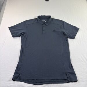 Arcteryx‎ Shirt Mens Large Blue Captive Polo Performance Stretch Outdoor